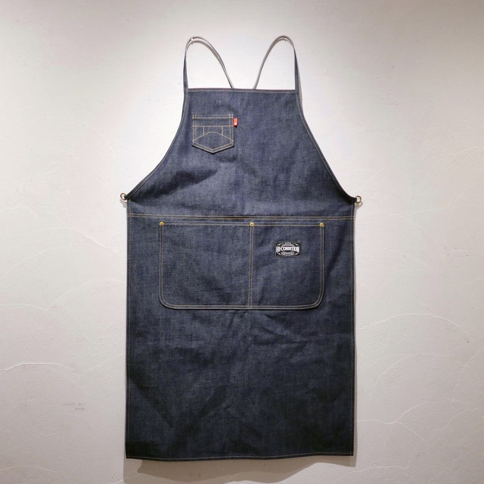 HI-CONDITION Selvedge Denim Apron X Shoulder