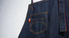 HI-CONDITION Selvage Denim Full Apron Blue Large