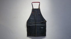 HI-CONDITION Selvage Denim Full Apron Blue Large