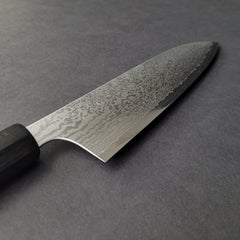 Hitohira Imojiya TH Damascus Santoku 180mm Pakka Handle (Red)