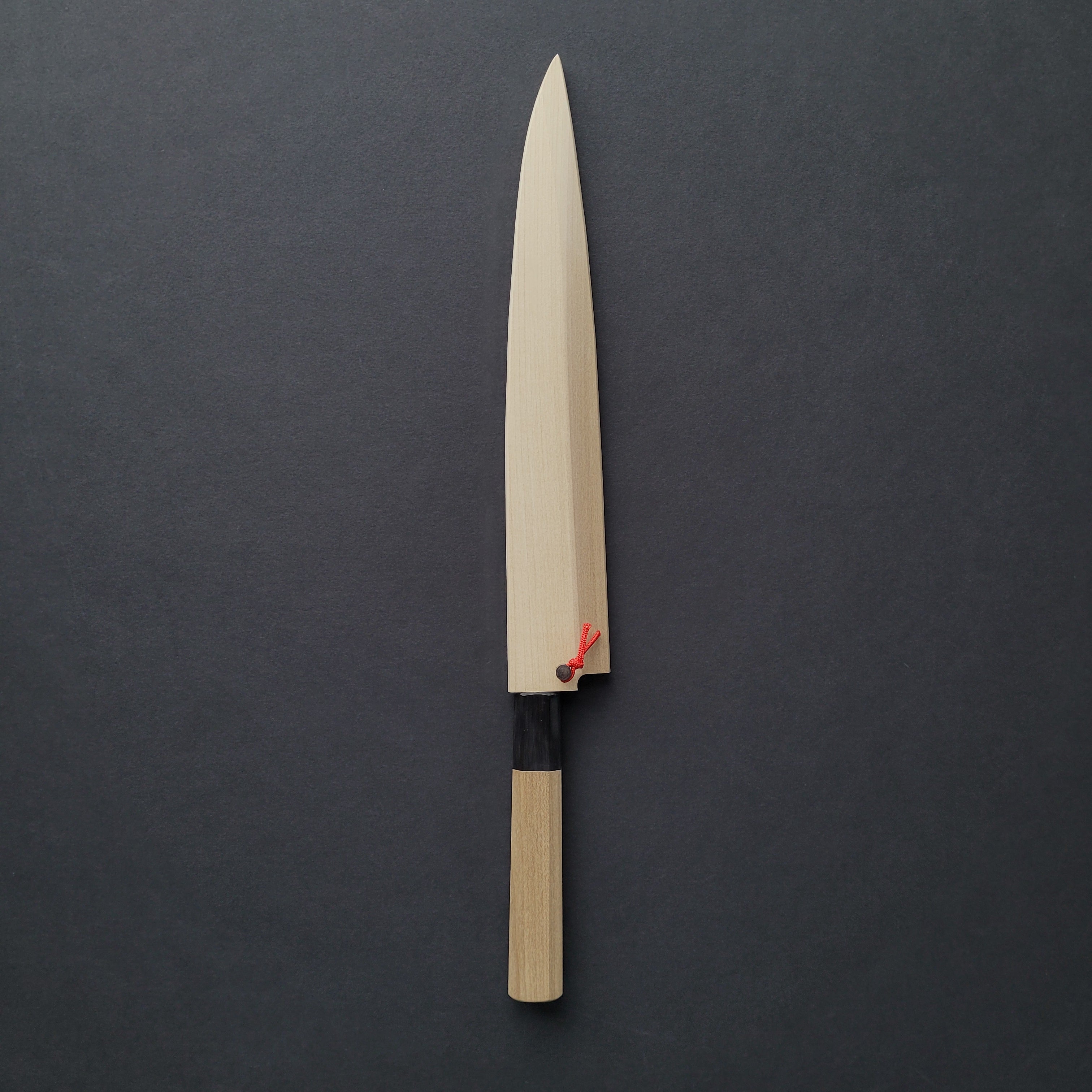 Hitohira Kikuchiyo Manzo White #3 Yanagiba 240mm Ho Wood Handle (Saya)