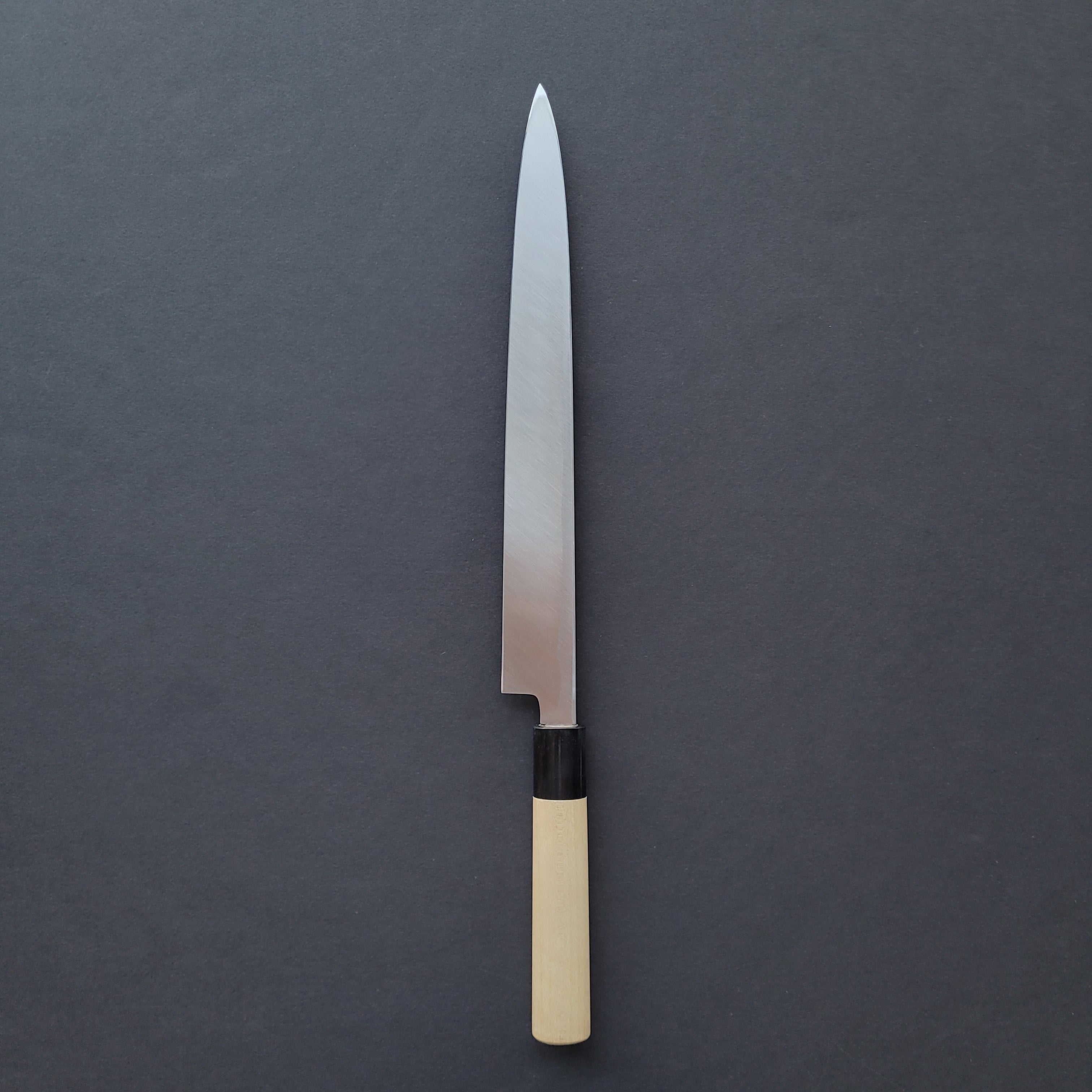 Hitohira Kikuchiyo Manzo White #3 Yanagiba 300mm Ho Wood Handle (D-Shape)