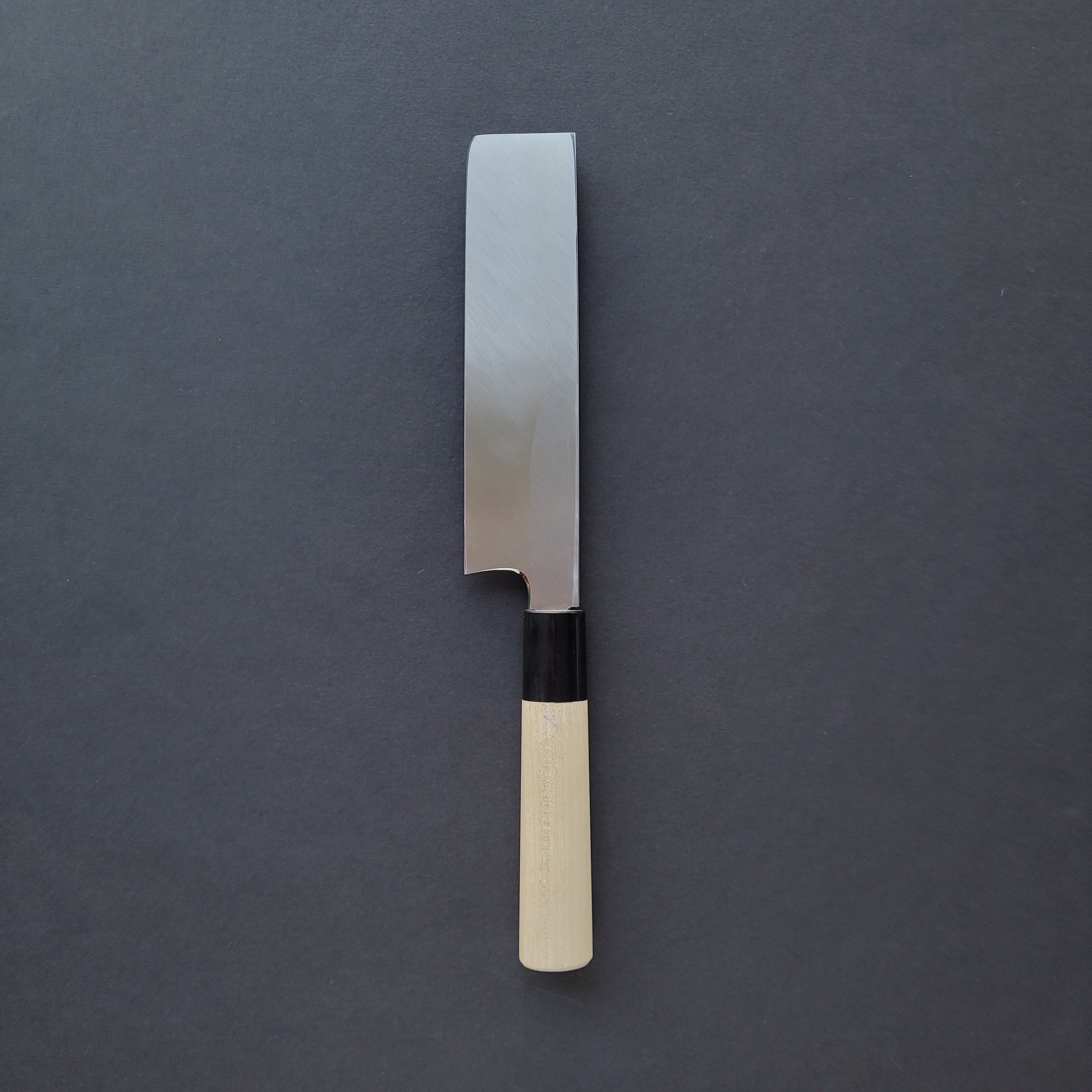 Hitohira Kikuchiyo Manzo White #3 Usuba 180mm Ho Wood Handle (D-Shape)