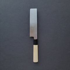 Hitohira Kikuchiyo Manzo White #3 Usuba 180mm Ho Wood Handle (D-Shape)