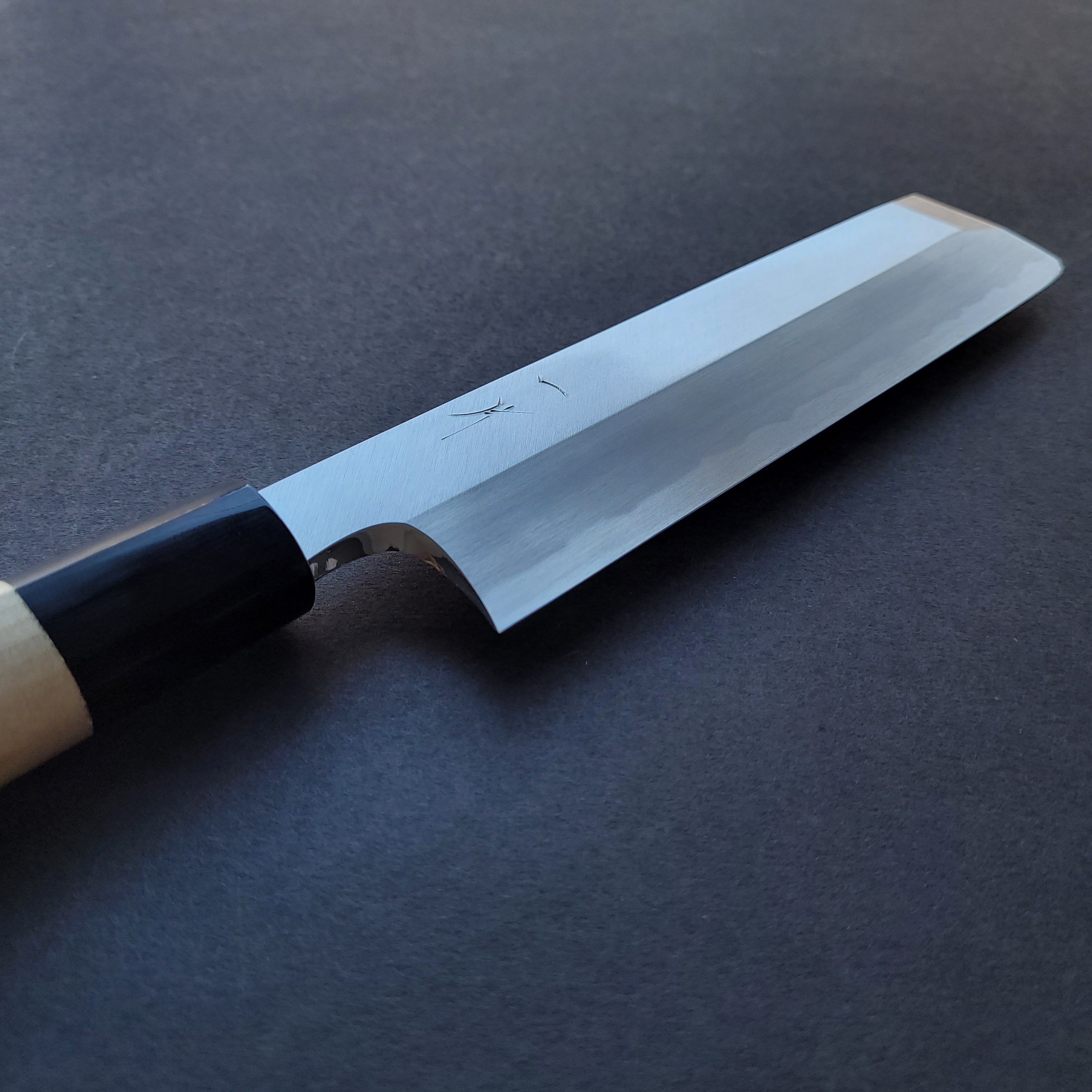 Hitohira Kikuchiyo Manzo White #3 Usuba 180mm Ho Wood Handle (D-Shape)