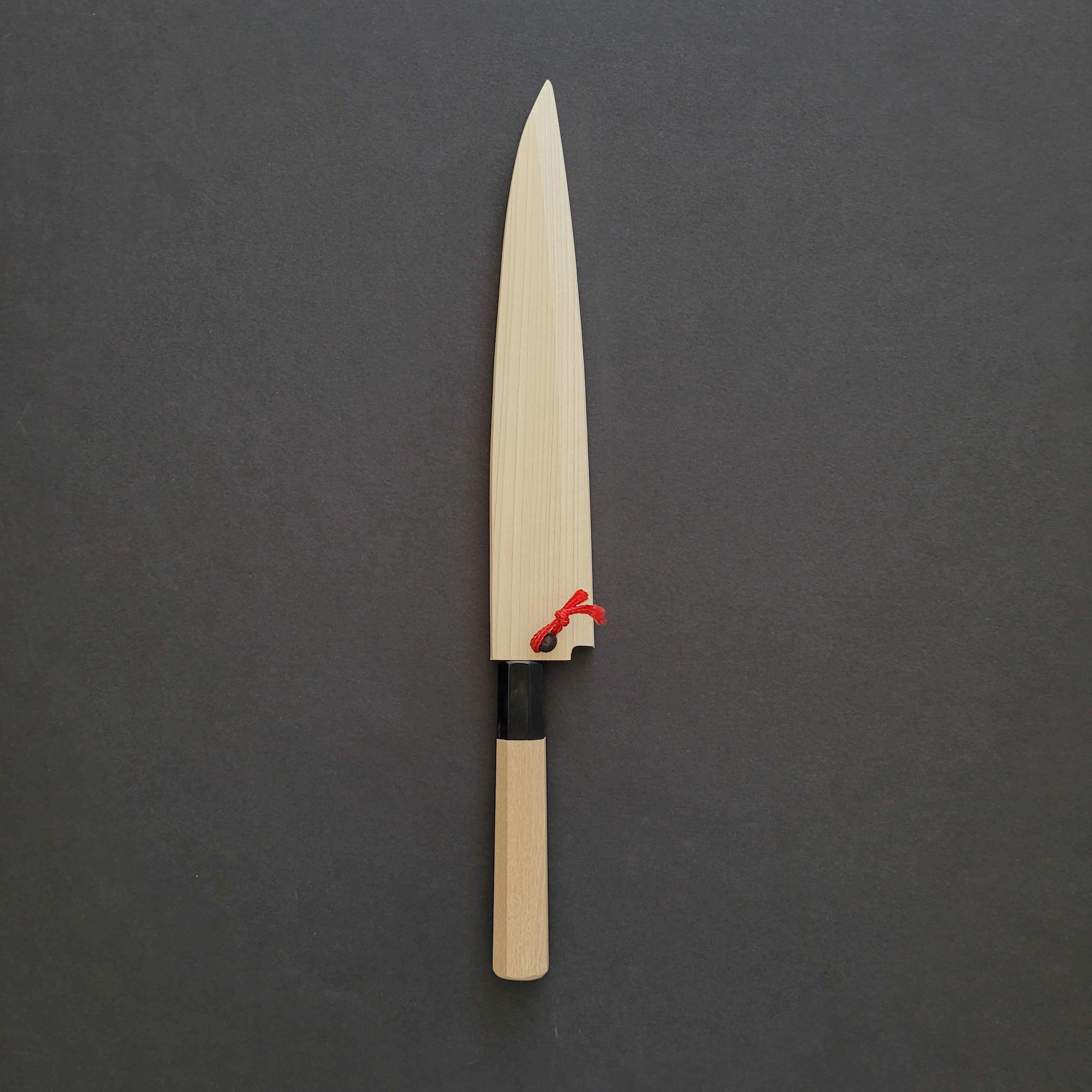 Hitohira Kikuchiyo Manzo White #3 Yanagiba 210mm Ho Wood Handle (Saya)