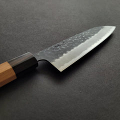Hitohira Futana SB Kuro Tsuchime Santoku 170mm Cherry Wood Handle