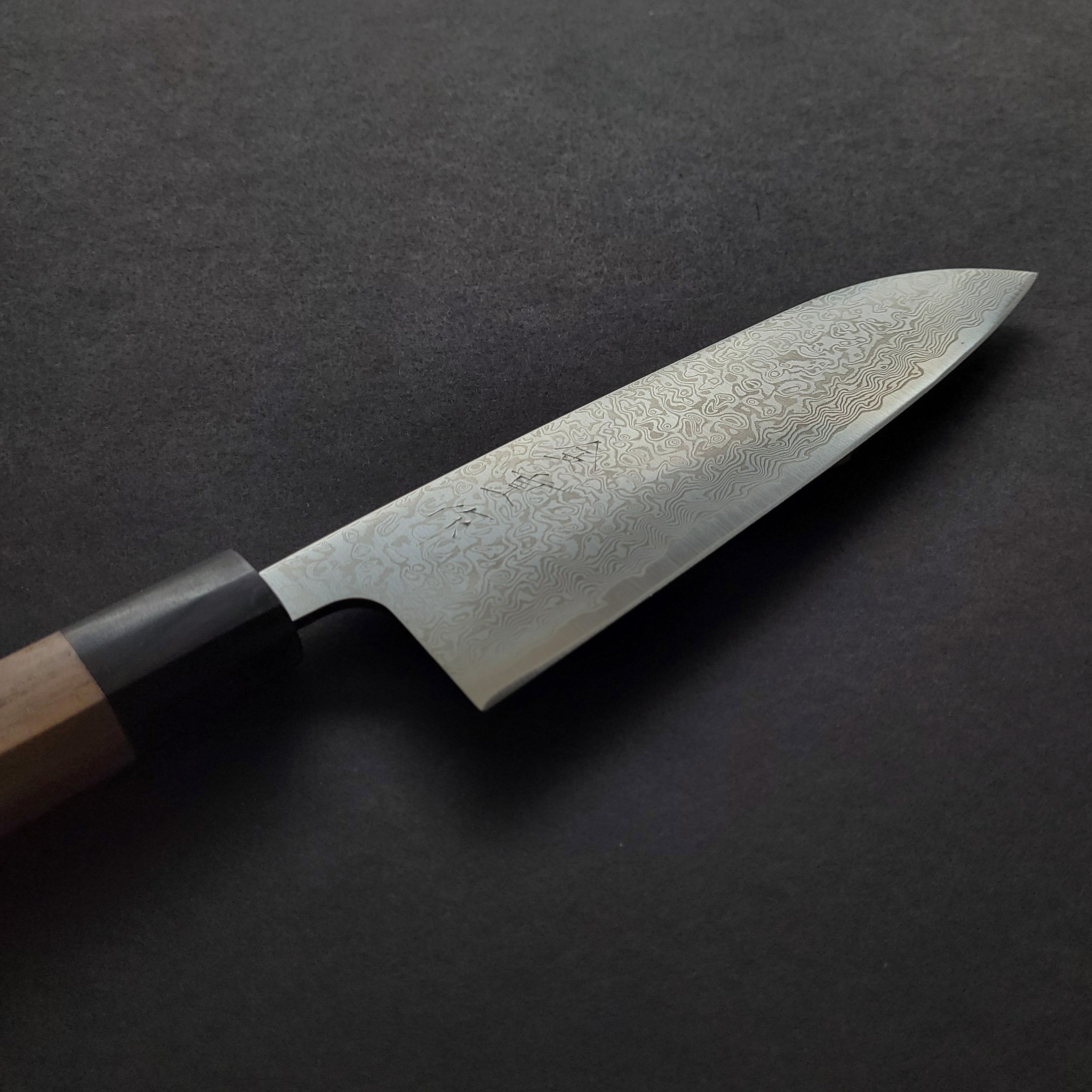 Kaneshige SLD Damascus Santoku 165mm Walnut Handle