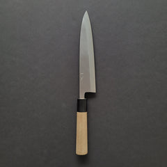 Hitohira Kikuchiyo Manzo White #3 Mioroshi Deba 210mm Ho Wood Handle (D-Shape)