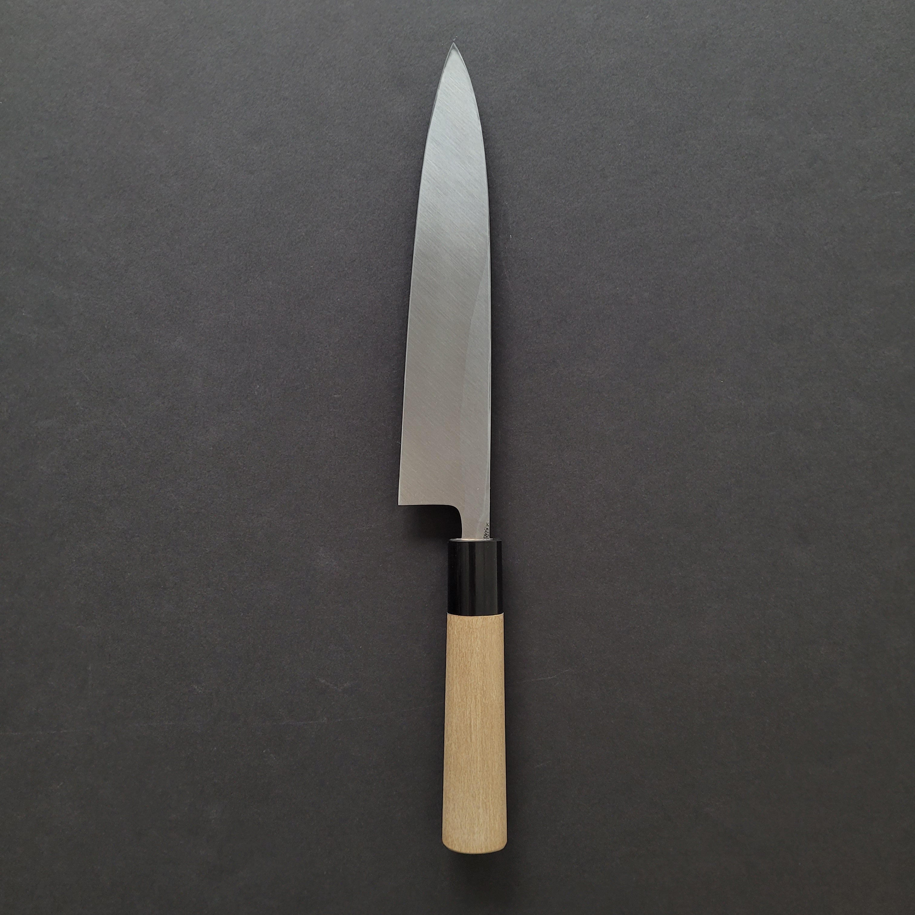 Hitohira Kikuchiyo Manzo White #3 Mioroshi Deba 210mm Ho Wood Handle (D-Shape)