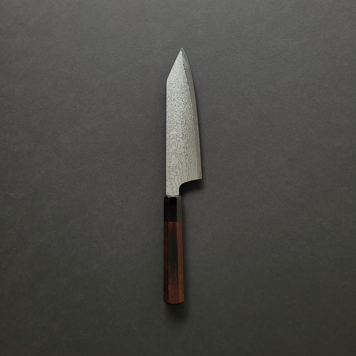 Hitohira Imojiya TH Damascus Bunka 180mm Pakka Handle (Red)