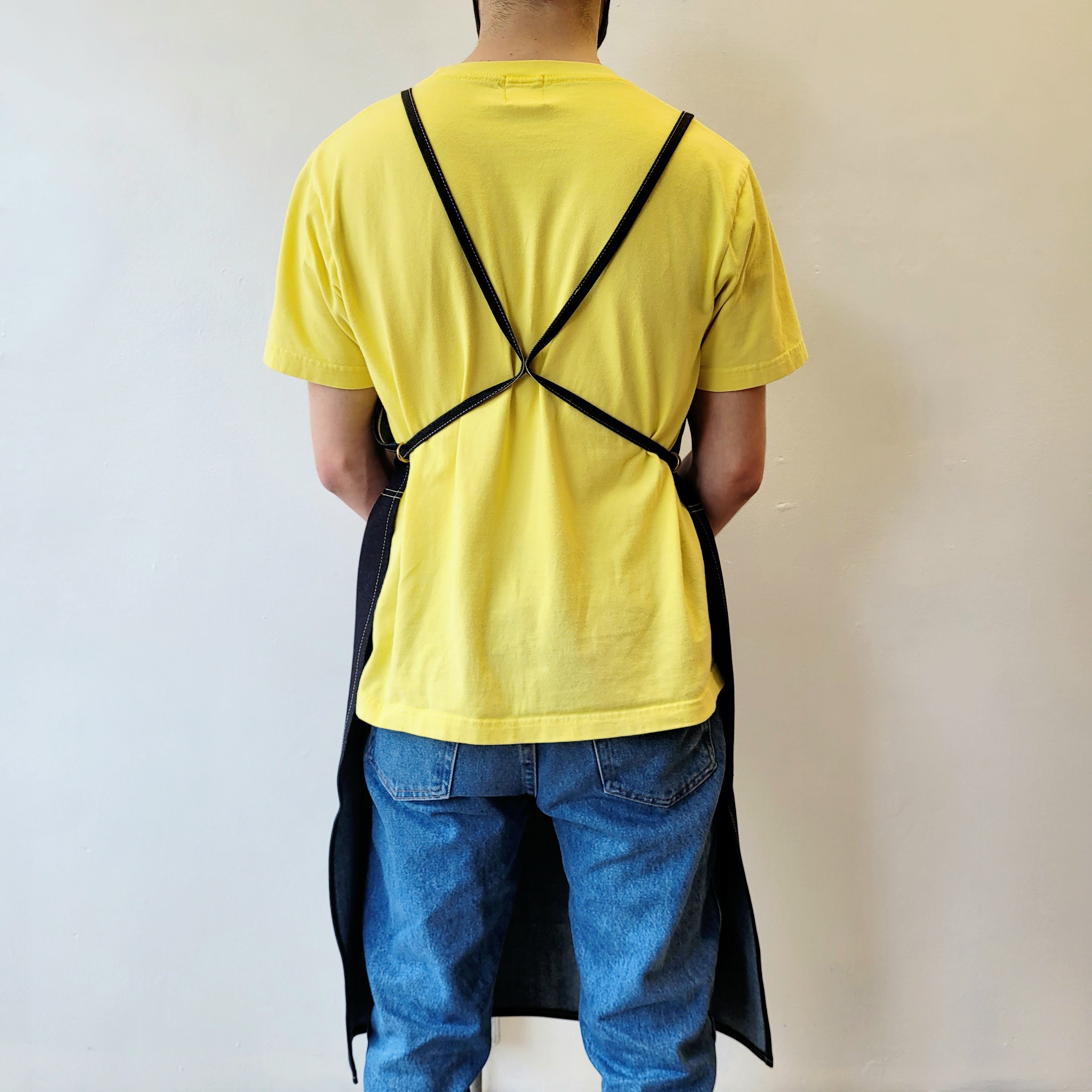 HI-CONDITION Selvedge Denim Apron X Shoulder