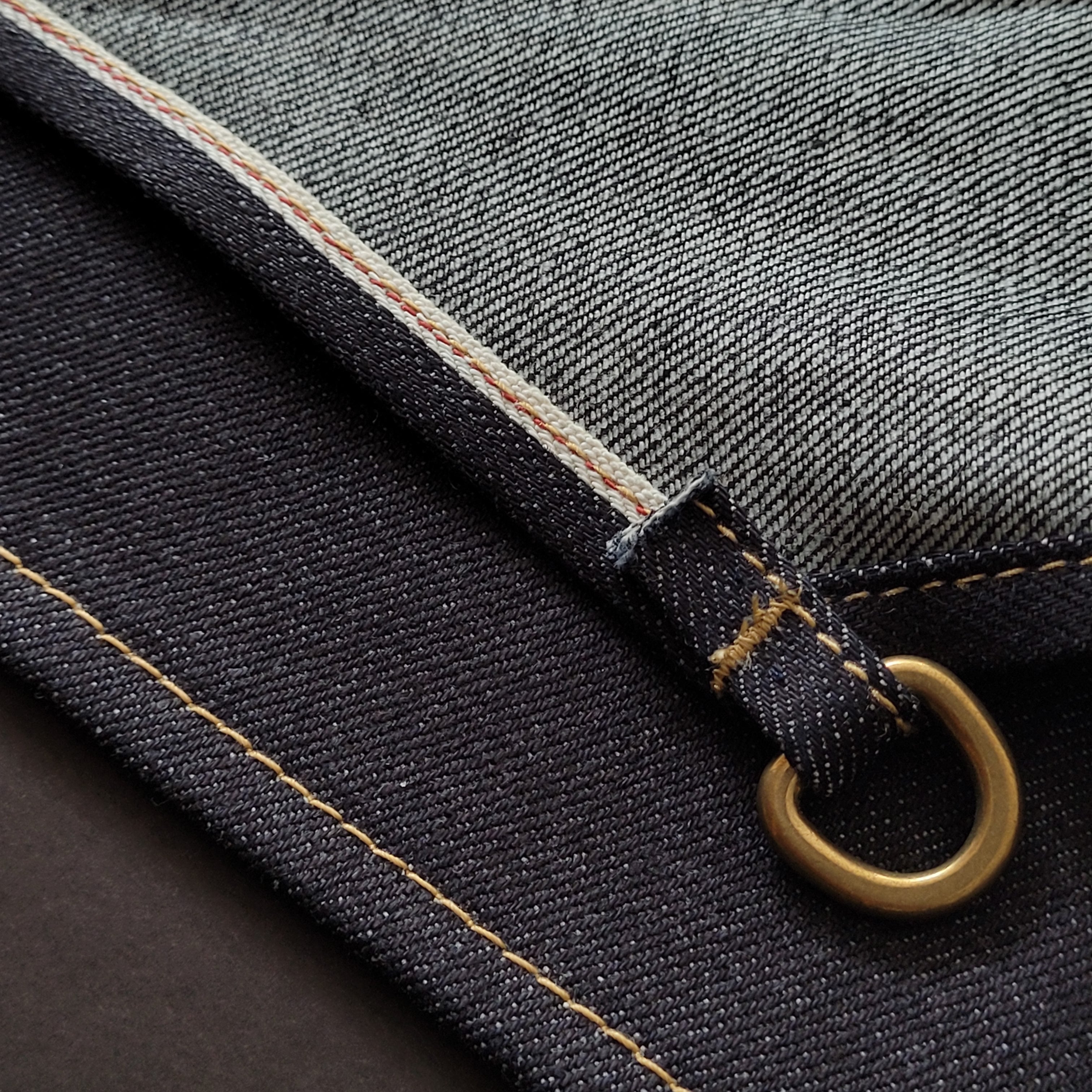 HI-CONDITION Selvedge Denim Apron X Shoulder