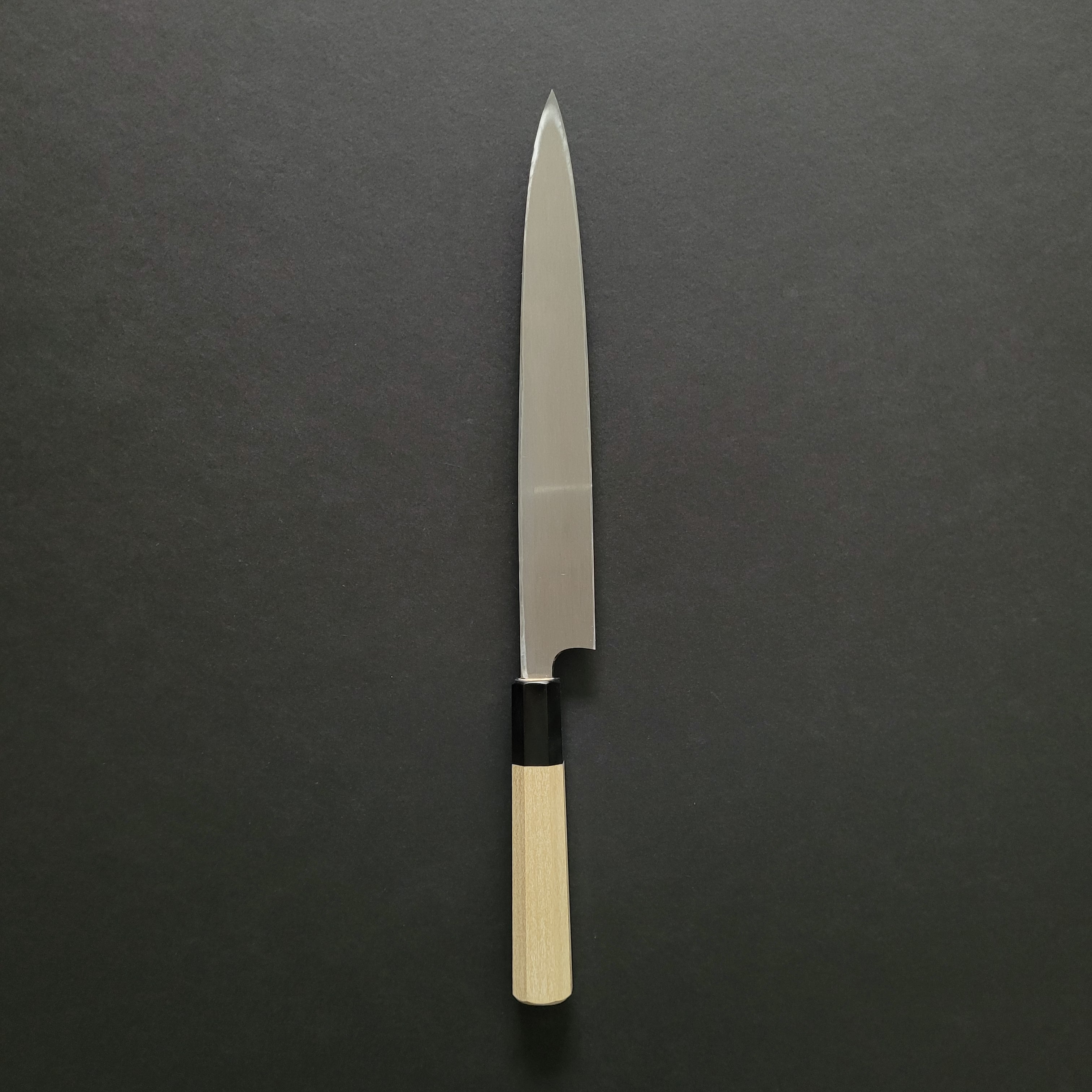 Hitohira Kikuchiyo Manzo White #3 Left-Handed Yanagiba 240mm Ho Wood Handle