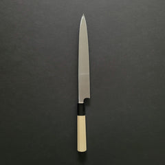 Hitohira Kikuchiyo Manzo White #3 Left-Handed Yanagiba 240mm Ho Wood Handle