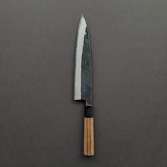 Hatsukokoro Blue #2 Kumokage Gyuto 240mm Teak Handle