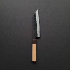 Hitohira Futana SB Kuro Nashiji Bunka 170mm Cherry Wood Handle