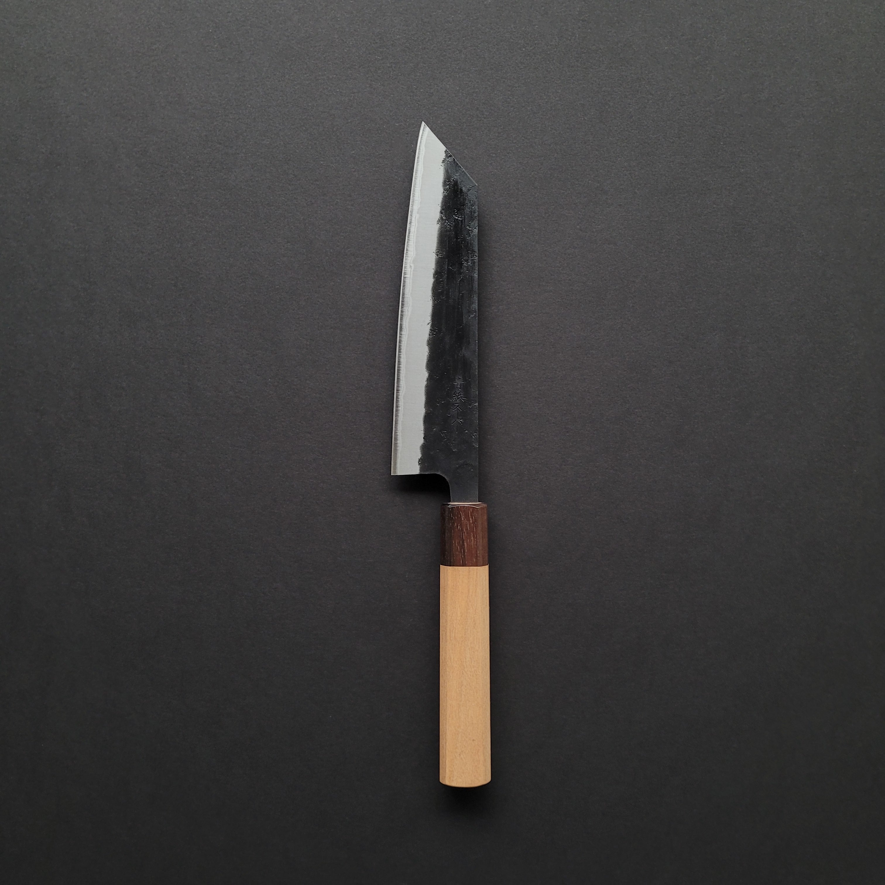 Hitohira Futana SB Kuro Nashiji Bunka 170mm Cherry Wood Handle