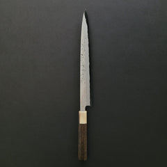 Hitohira Kikuchiyo Mosuke Kikko Blue #1 Yanagiba 300mm Ziricote Handle (Saya)