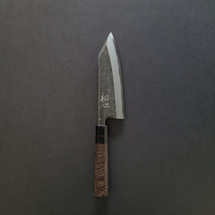 Hatsukokoro Blue #2 Shirasagi Kurouchi Tsuchime Kiritsuke Deba 165mm Wenge Handle