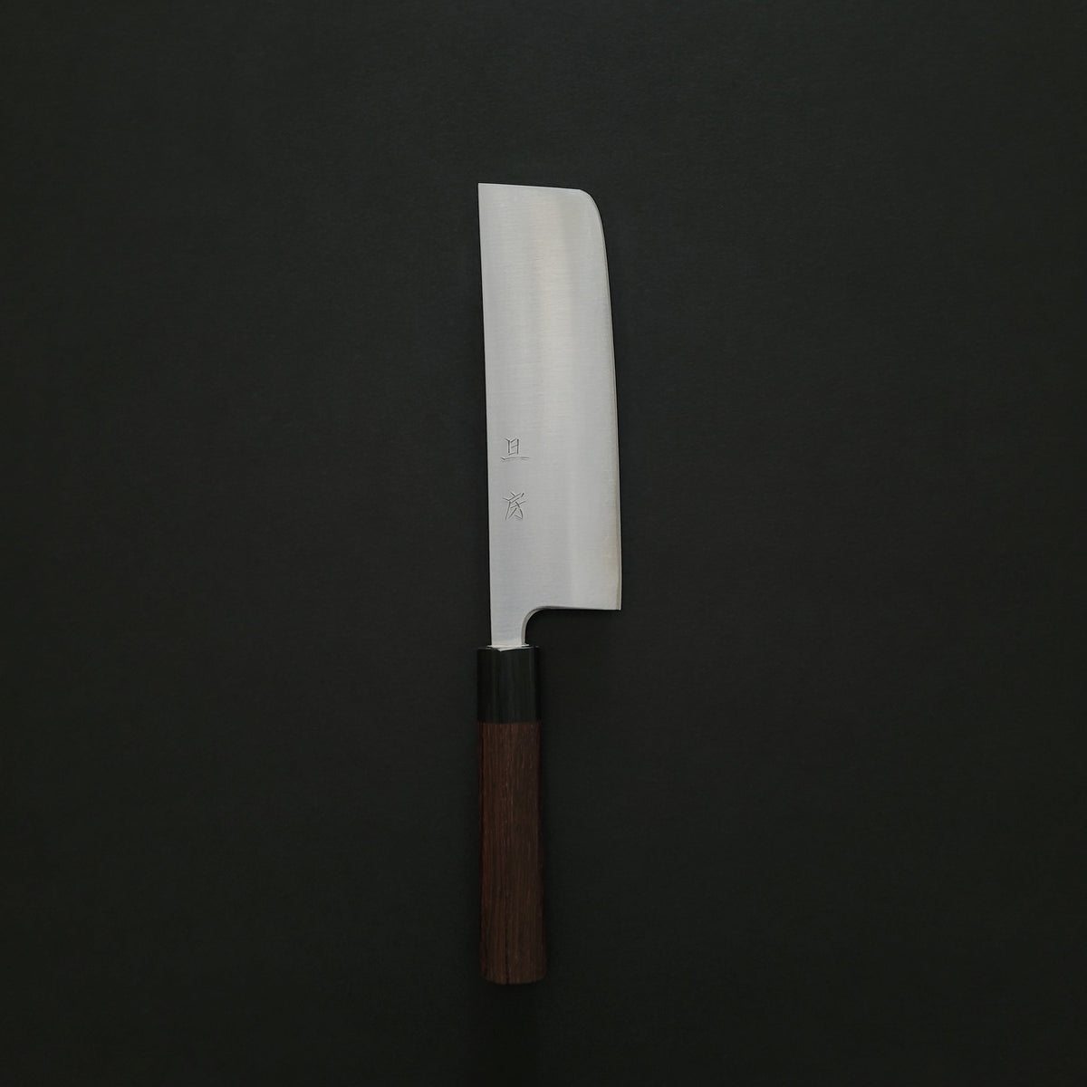 Akifusa Blue Super Migaki Nakiri 165mm Rosewood Handle