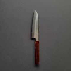 Hado Silver #3 Migaki Santoku 180mm Cherry Wood Lacquer Handle