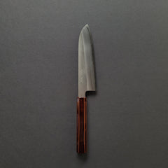 Hado Silver #3 Migaki Santoku 180mm Cherry Wood Lacquer Handle