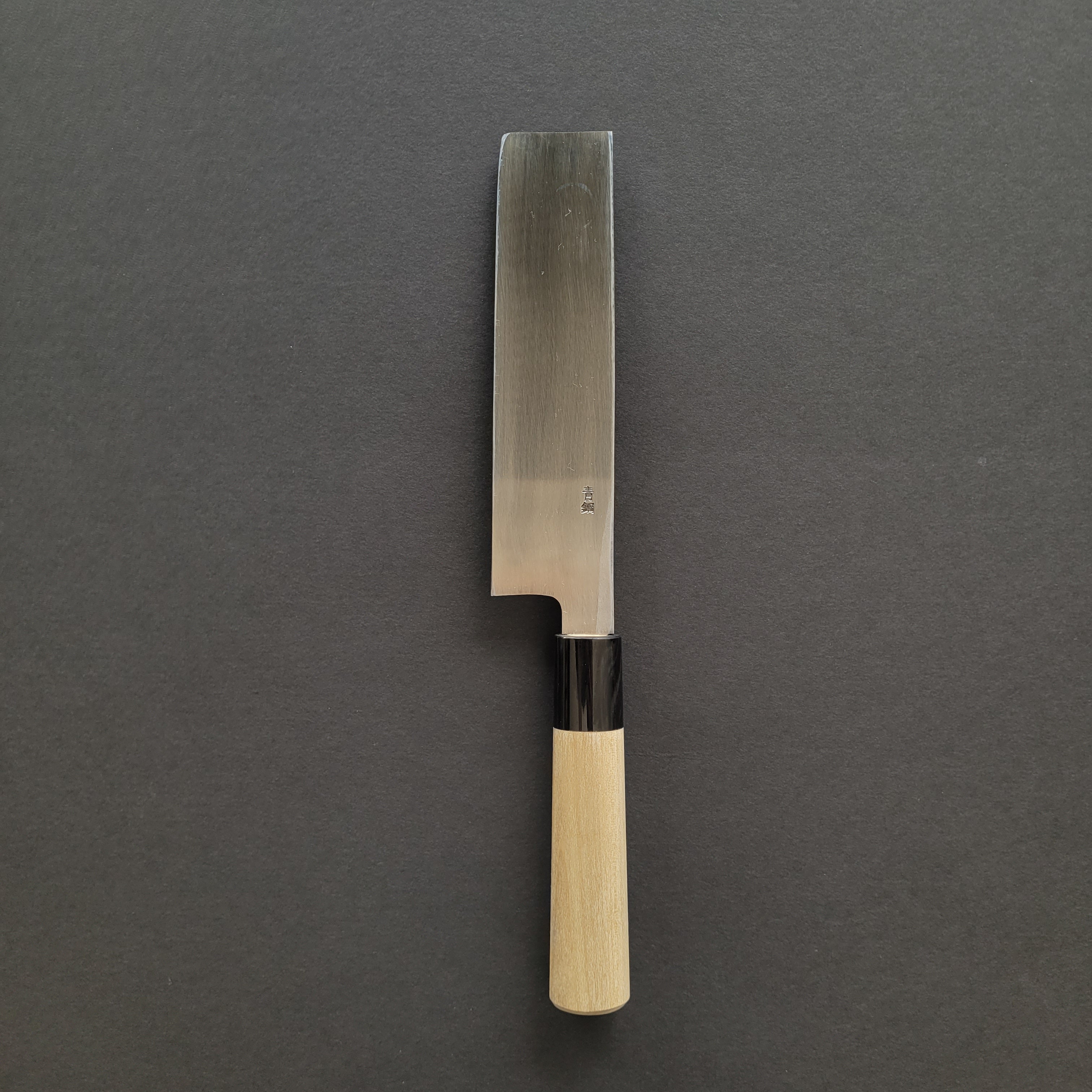 Hitohira Gorobei Blue #2 Usuba 180mm Ho Wood Handle (D-Shape)