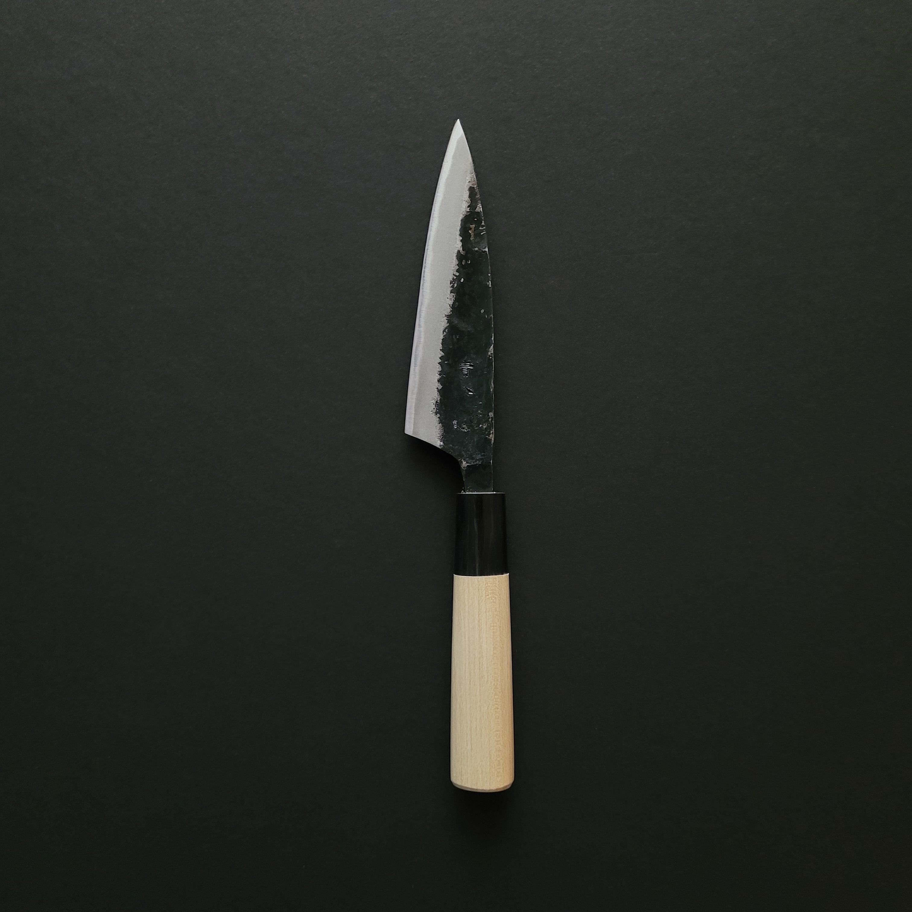 Hitohira Tosa Kurouchi Blue #2 Double Bevel Deba 120mm Ho Wood Handle
