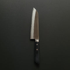 Hitohira NM V10 Migaki Damascus Santoku 170mm Pakka Handle