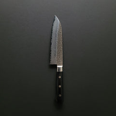 Hitohira Imojiya ST Tsuchime Damascus Santoku Pakka Handle (Yo)
