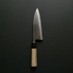 Hitohira Gorobei Blue #2 Deba 180mm Ho Wood Handle (D-Shape)