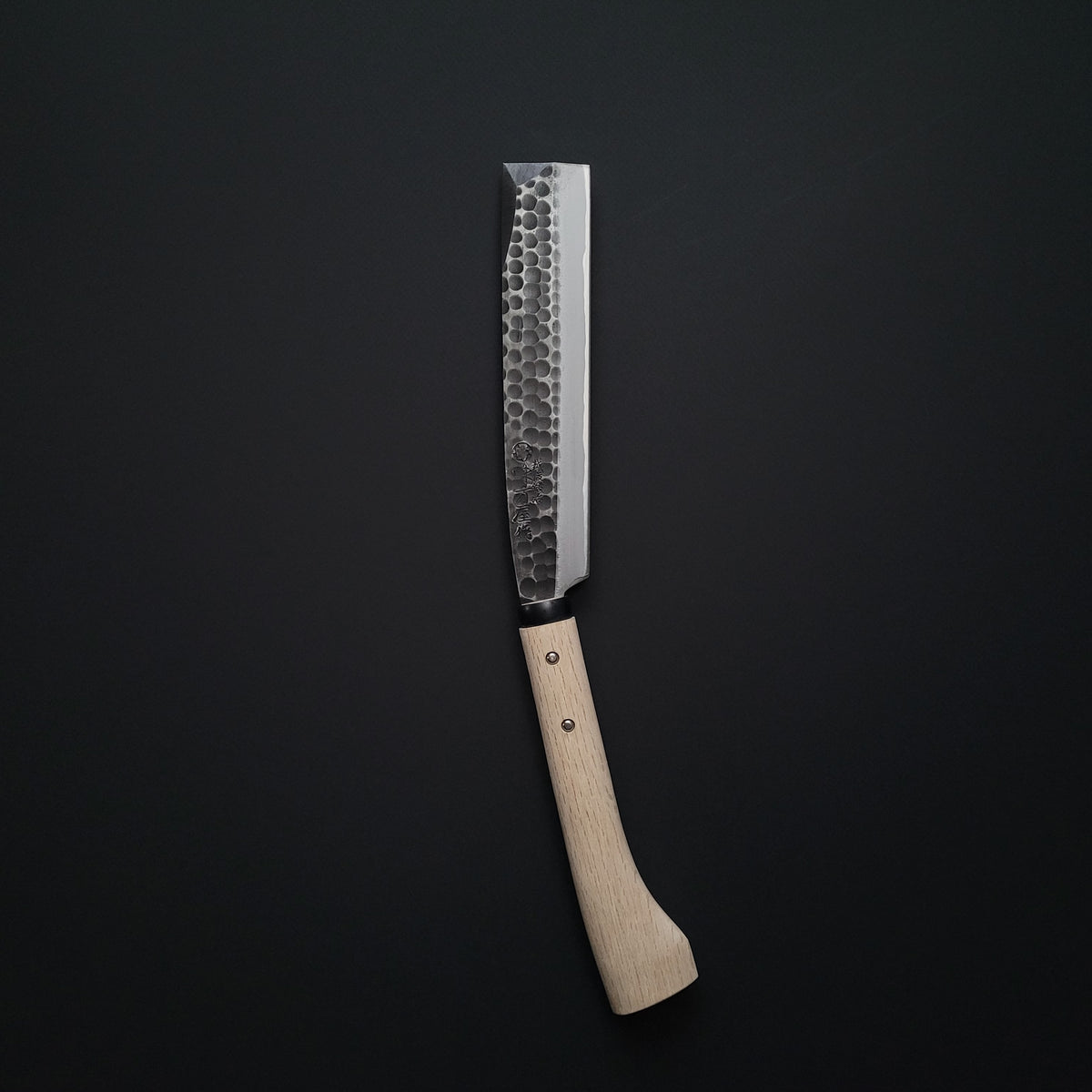 Ajikataya Tsuchime Hatchet 210mm Oak Handle (Double Bevel)