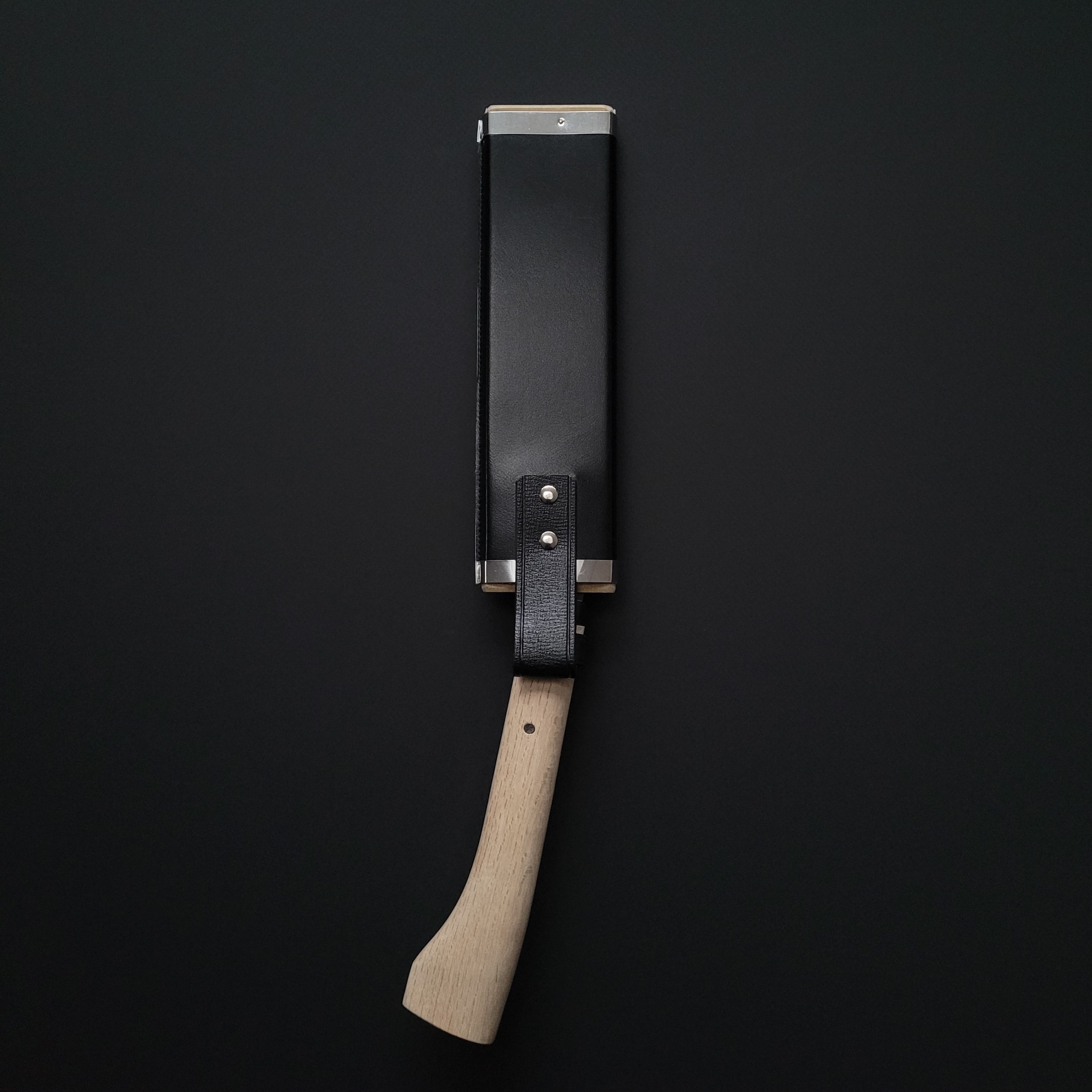 Ajikataya Tsuchime Hatchet 210mm Oak Handle (Double Bevel)