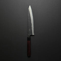 Akifusa Blue Super Tsuchime Damascus Gyuto 240mm Rosewood Handle