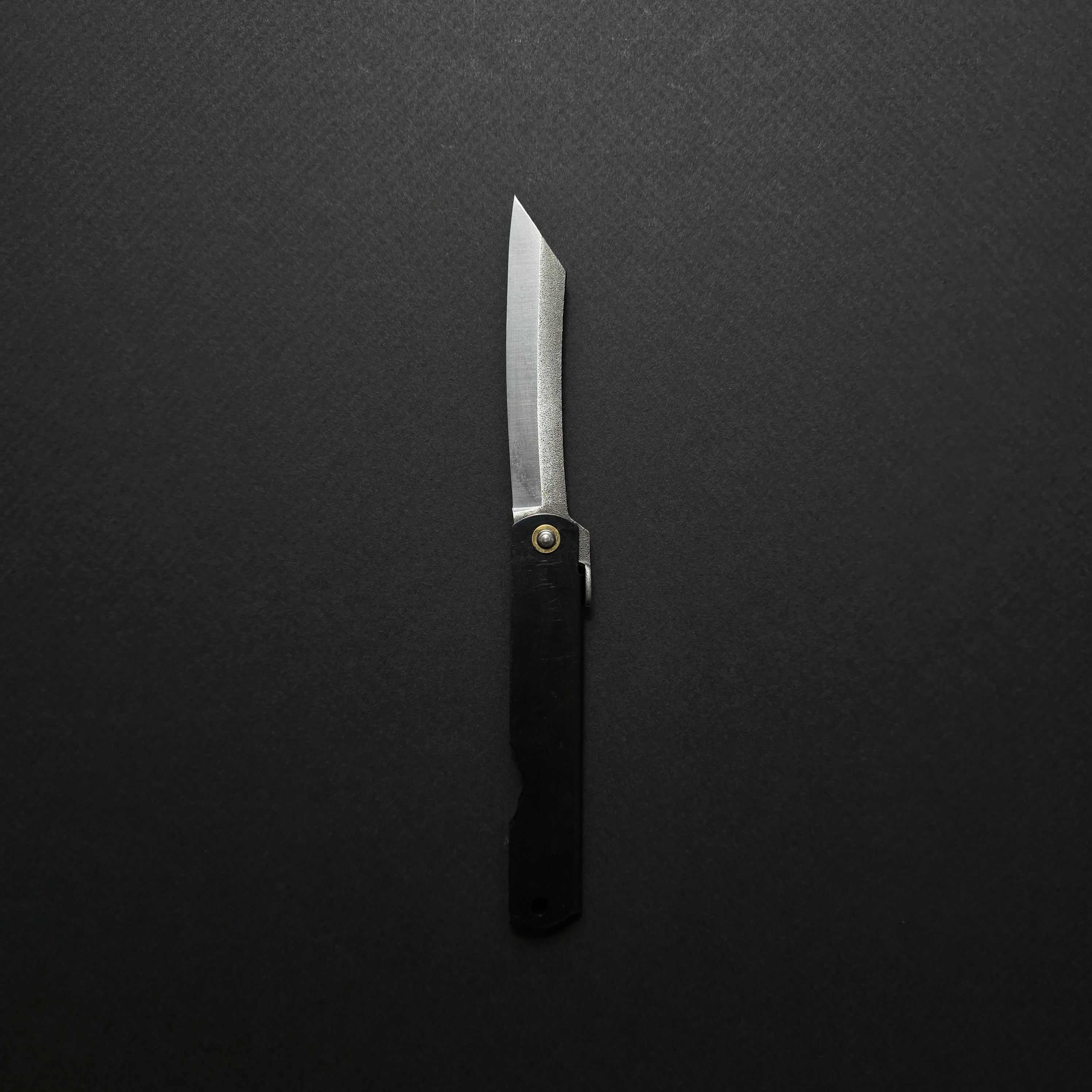 Higonokami Mono Folding Knife Large Iron Handle (Black Handle)