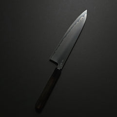 *Blemish* Konosuke LI White #1 Gyuto 225mm Ebony Handle (with Leather Sheath) (Discounted)