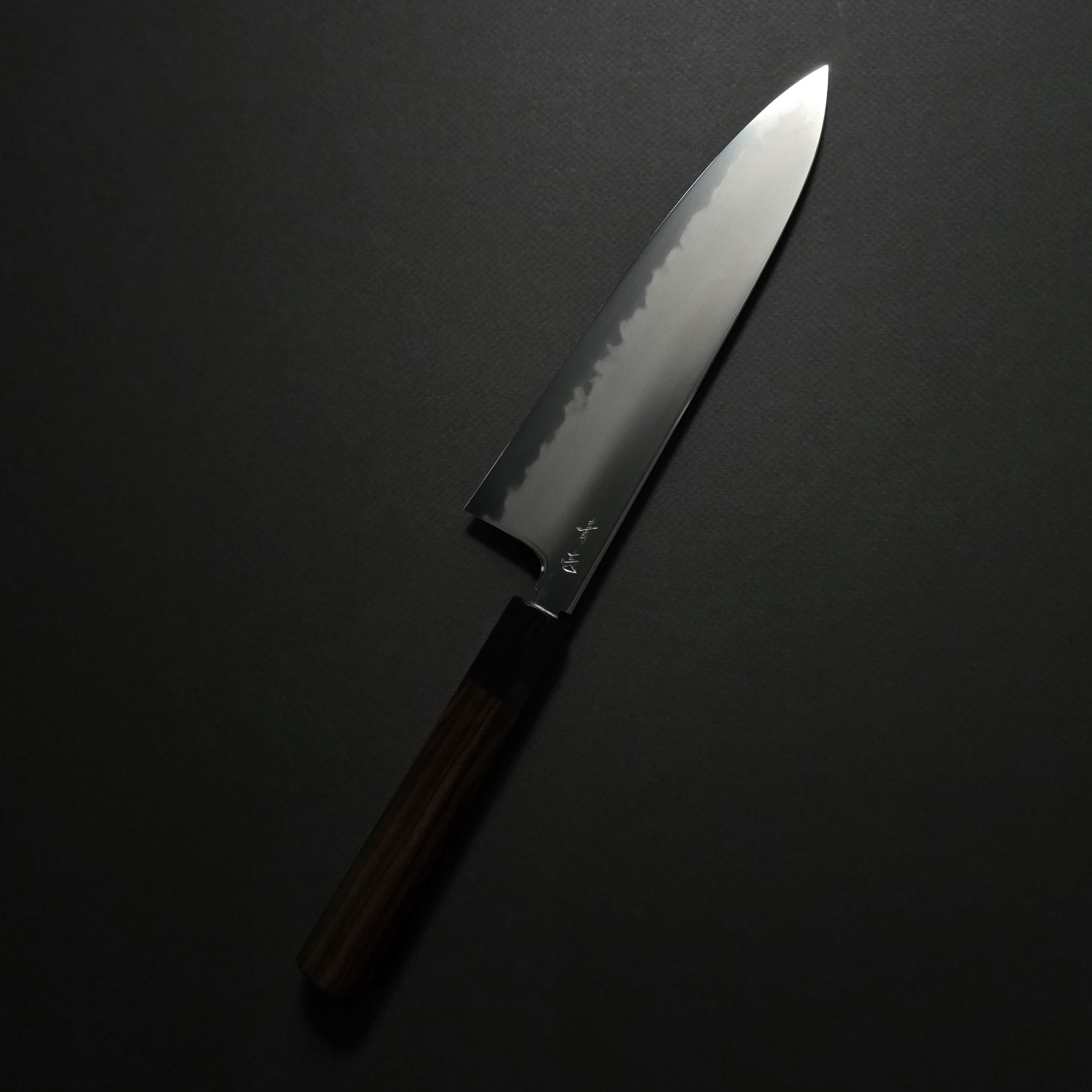 *Scratches* Konosuke BY Blue #1 Gyuto 225mm Ebony Handle (with Leather Sheath) (Discounted)