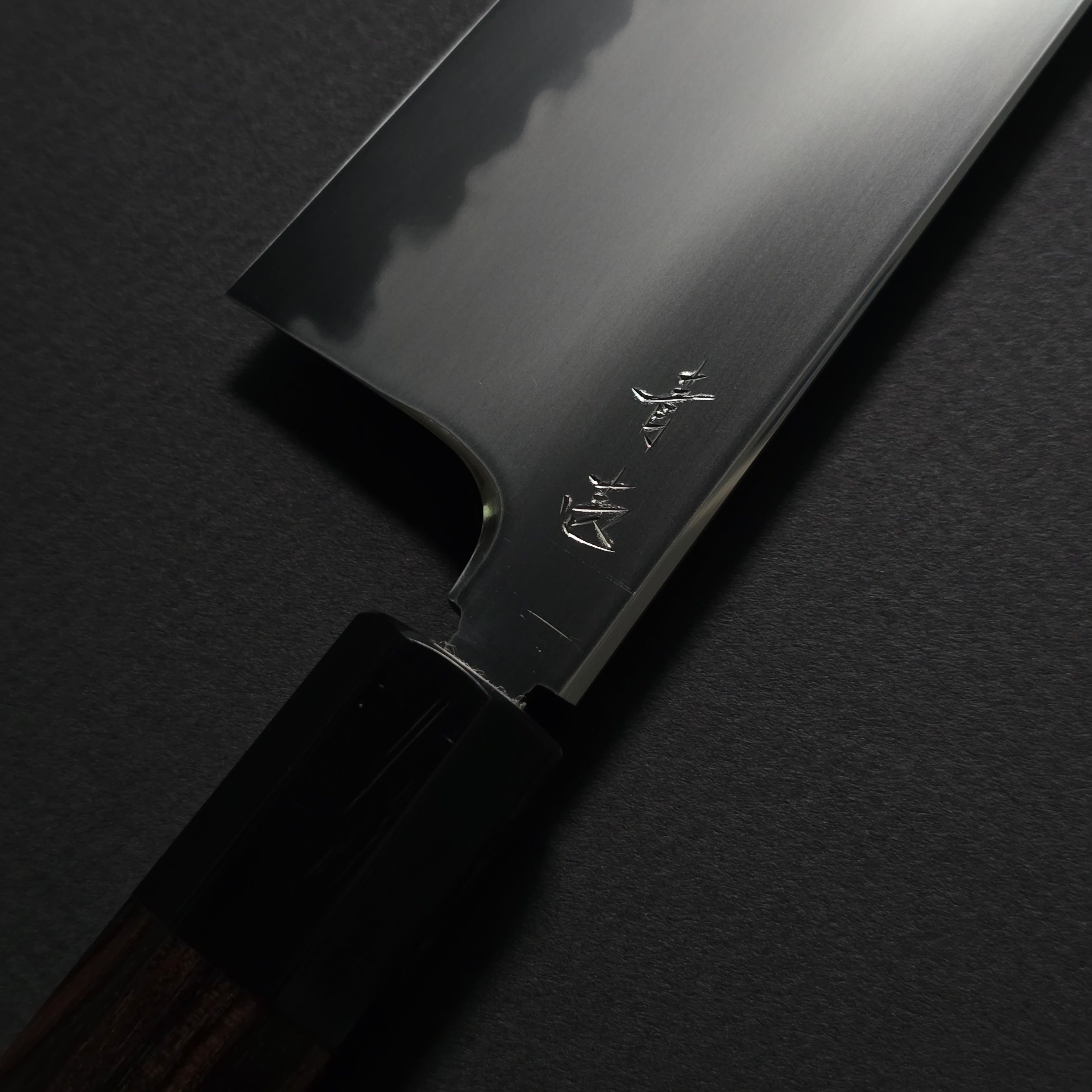 *Scratches* Konosuke BY Blue #1 Gyuto 225mm Ebony Handle (with Leather Sheath) (Discounted)
