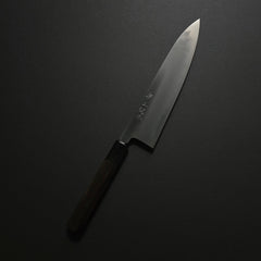 *Scratches* Konosuke LI White #1 Gyuto 225mm Ebony Handle (with Leather Sheath) (Discounted)