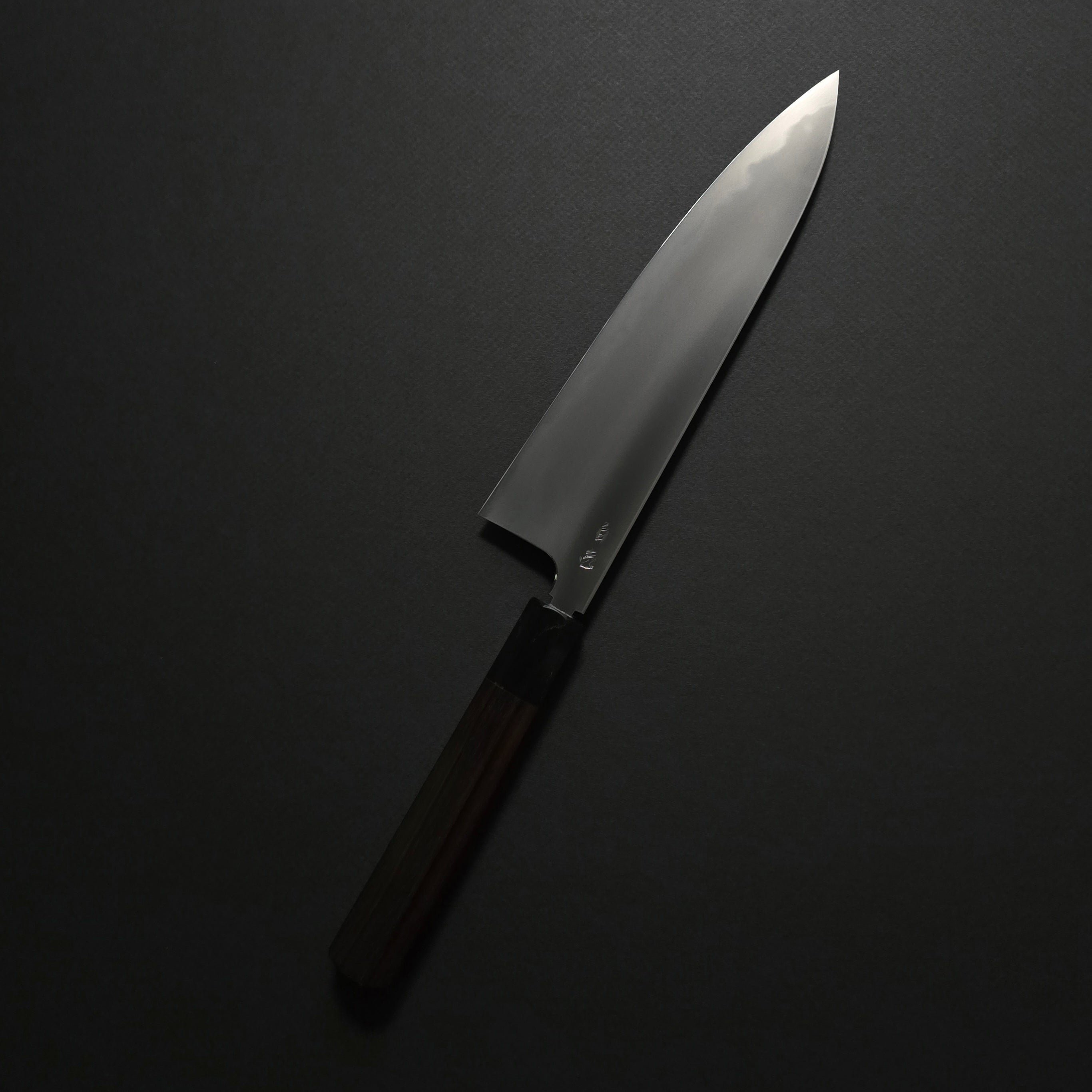 *Scratches* Konosuke LI White #1 Gyuto 225mm Ebony Handle (with Leather Sheath) (Discounted)