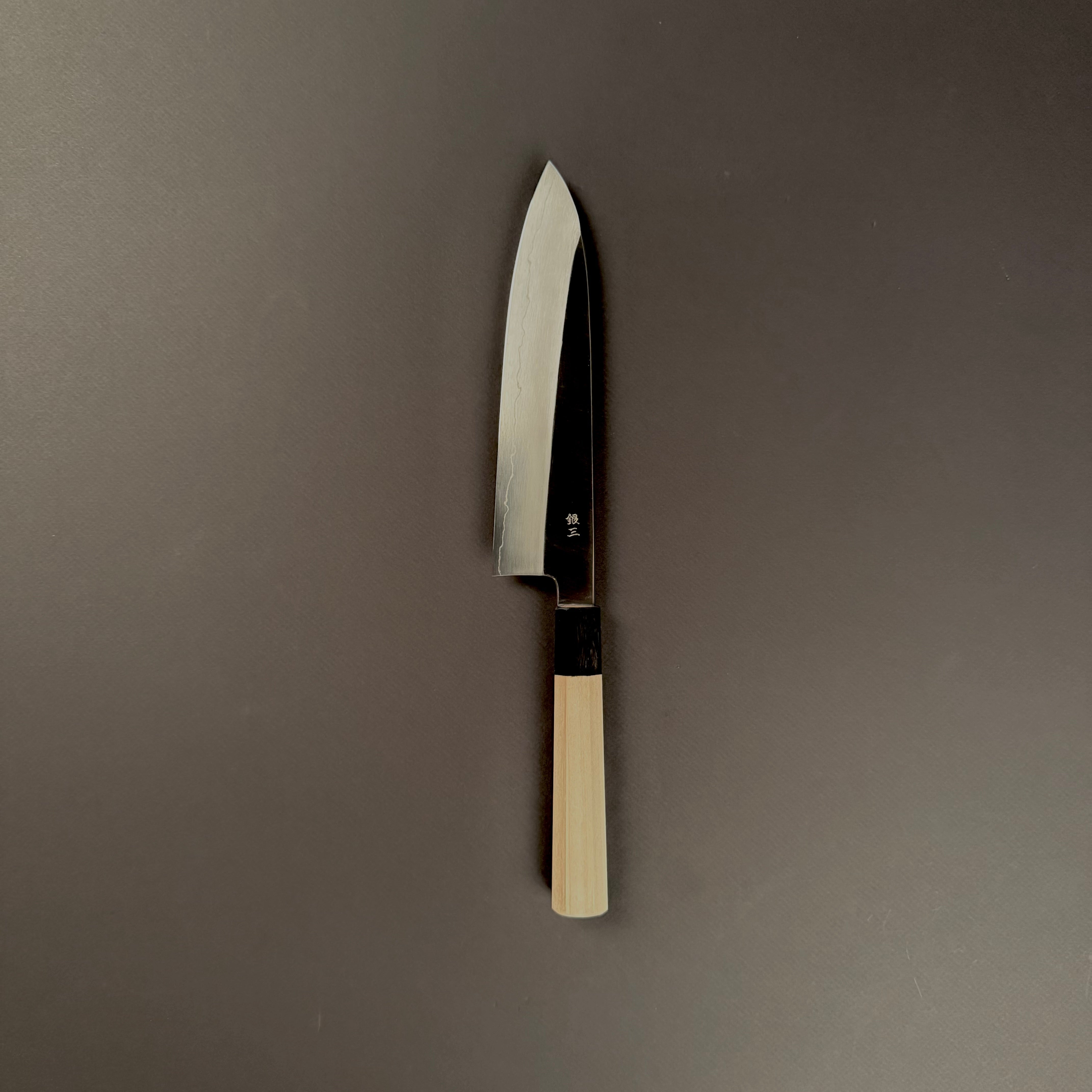 Hitohira Kikuchiyo Ren Silver #3 Gyuto 210mm Ho Wood Handle