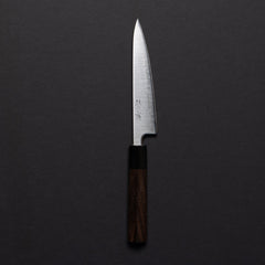 Akifusa Blue Super Migaki Petty 135mm Rosewood Handle