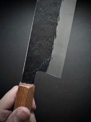 Isamitsu White #1 Nakiri 165mm Zelkova Pentagonal Handle