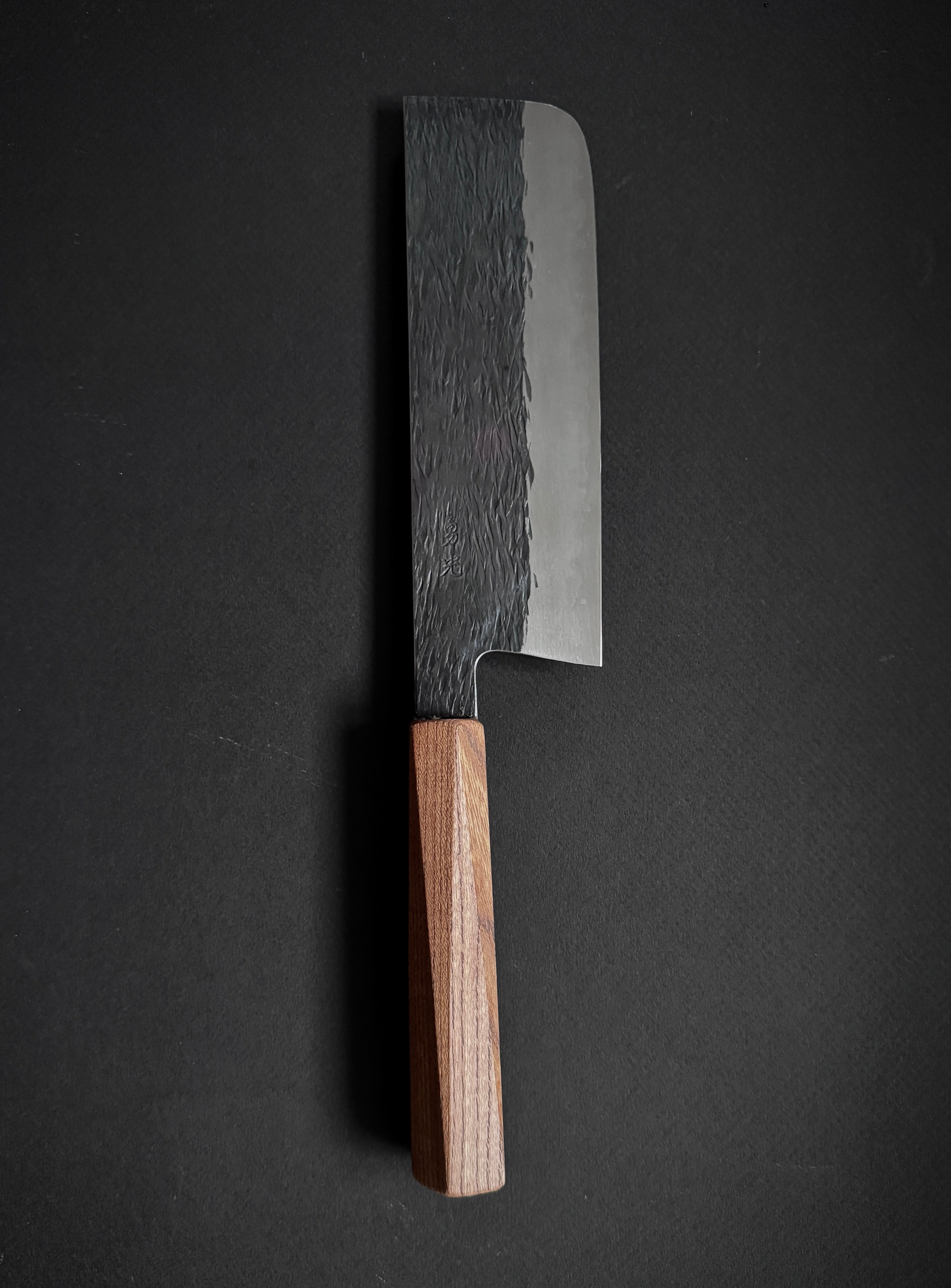 Isamitsu White #1 Nakiri 165mm Zelkova Pentagonal Handle