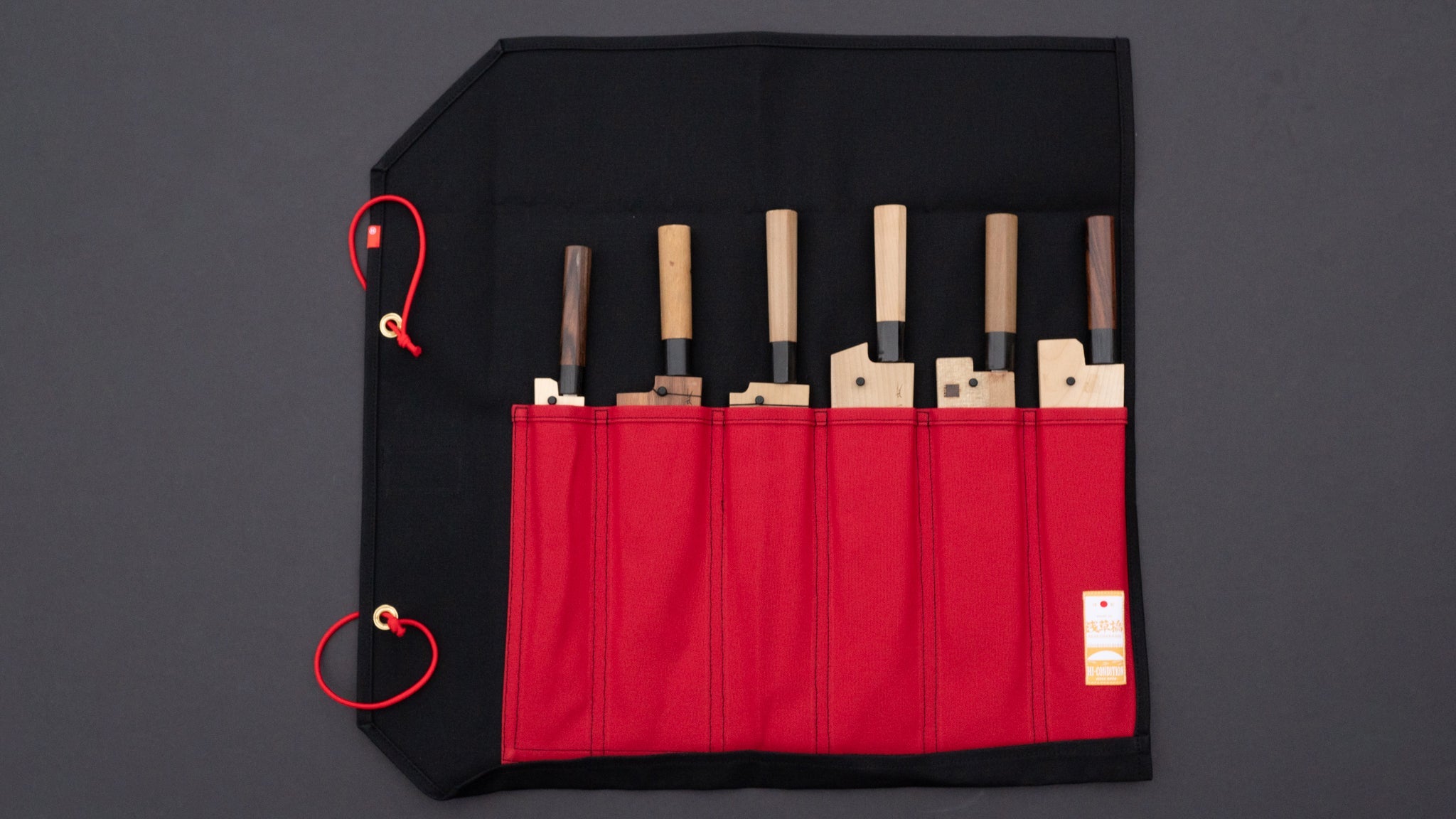 HI-CONDITION Hanpu Canvas 6 Pockets Knife Roll Tosho Edition