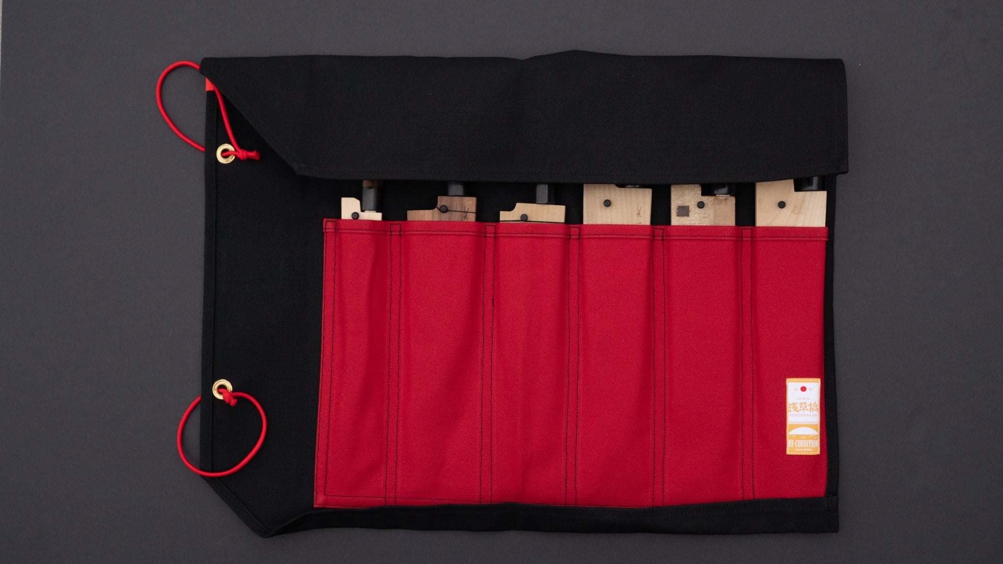 HI-CONDITION Hanpu Canvas 6 Pockets Knife Roll Tosho Edition