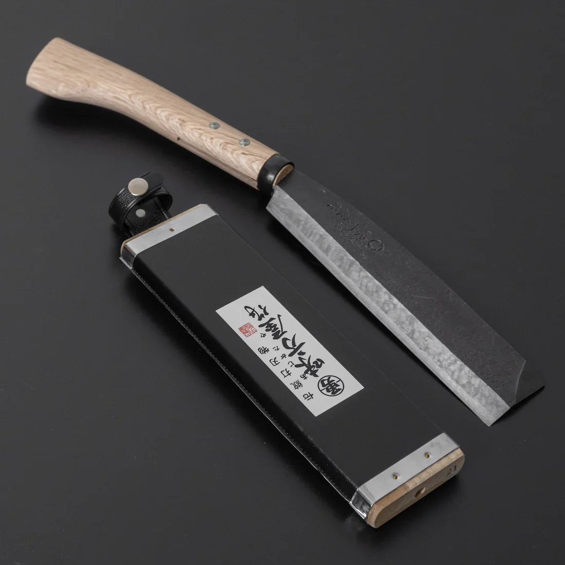 Ajikataya Old Style Hatchet 210mm Oak Handle (Single Bevel)