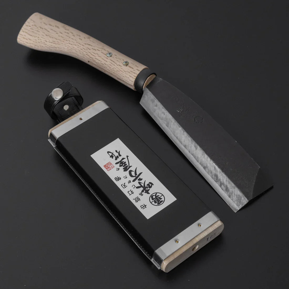 Ajikataya Ajikataya Old Style Hatchet 165mm Oak Handle (Single Bevel)