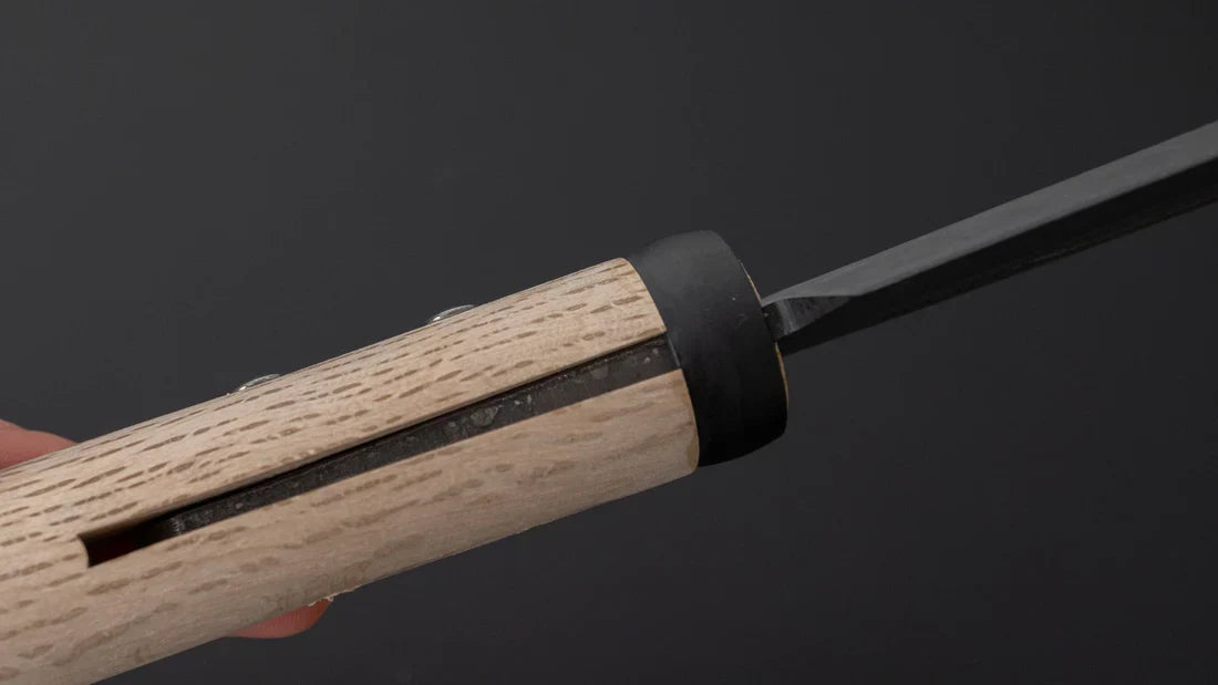 Ajikataya Ajikataya Old Style Hatchet 165mm Oak Handle (Single Bevel)